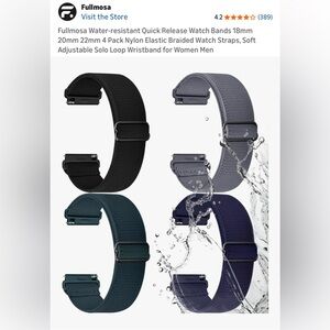 Quick release watch band